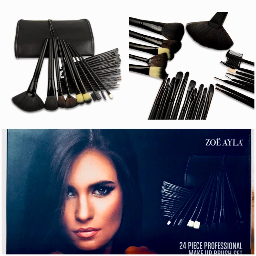 Zoë Ayla 24 Piece Pro Makeup Brush Set